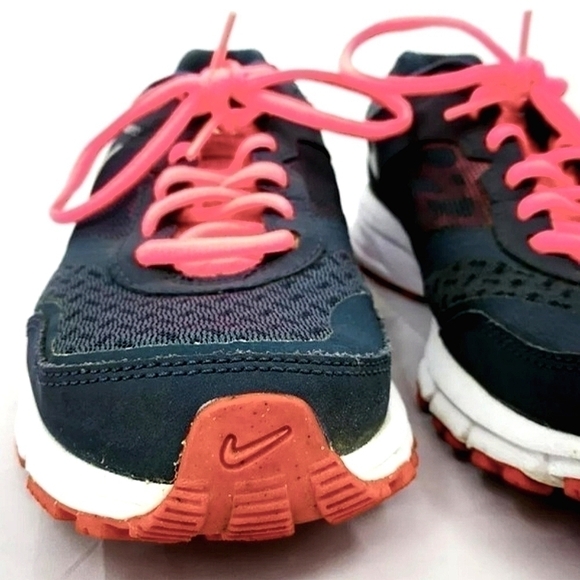 Nike Aeroply Women’s 6 Orange Gray Mesh Shoe - Picture 5 of 9